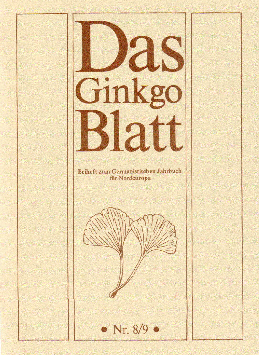 Ginkgo-Blatt 8/9 (Doppelheft Format A 5)